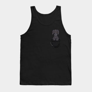 Pocket Cute Great Dane Dog Tank Top